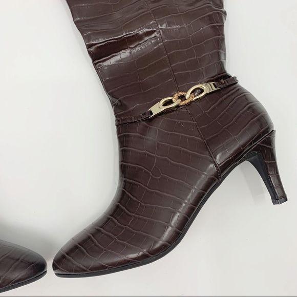 Karen Scott Croc Boots - Picture 5 of 9